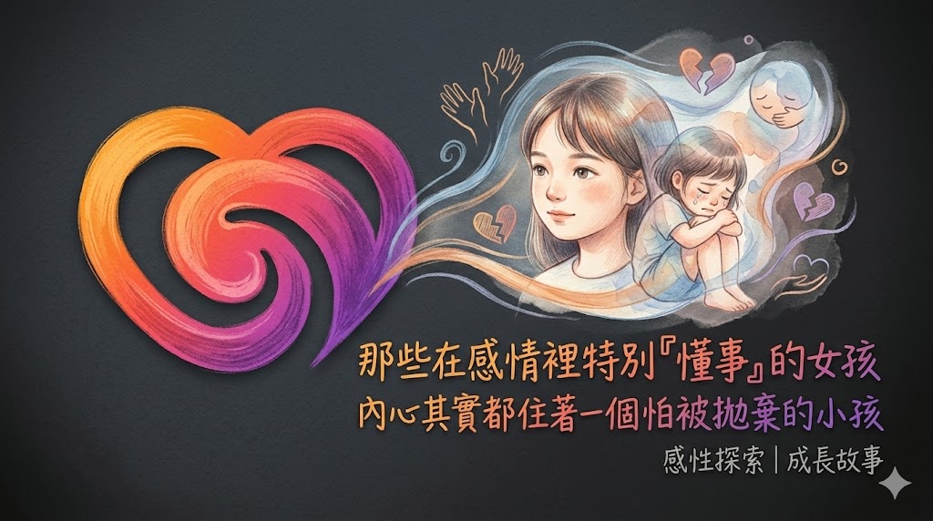 那些在感情裡特別懂事的女孩，內心其實都住著一個怕被拋棄的小孩