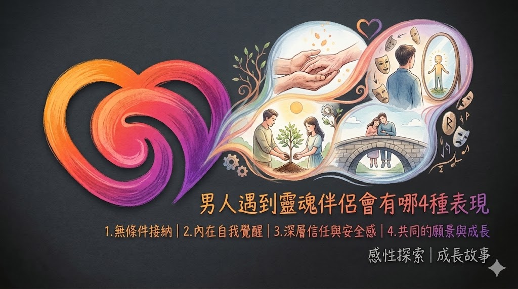 男人遇到靈魂伴侶會有哪 4 種表現，你看你們中幾種